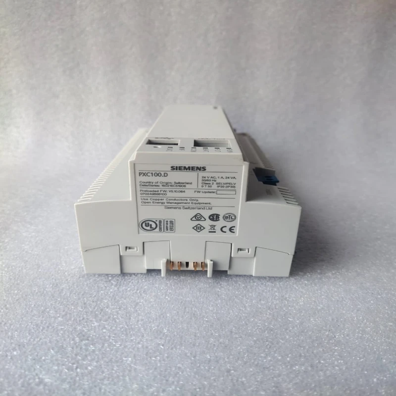 Siemens PXC100.D Building Automation Controller | BACnet/IP HVAC Controller | Open Building Management System (BMS) Controller | 24V AC thumbnail 3