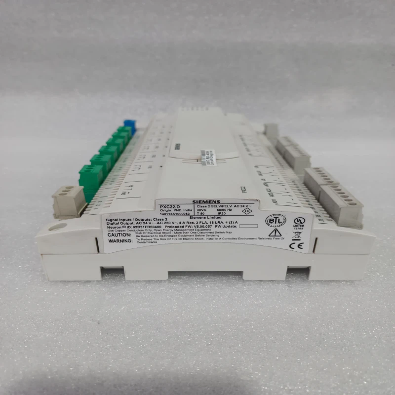 Siemens PXC22.D Programmable Building Automation Controller | BACnet HVAC Controller | 24V AC | Desigo PX Series thumbnail 4