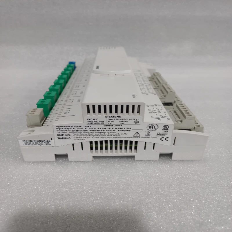 Siemens PXC36.D Desigo PX Modular Automation Controller 36 I/O HVAC Building Automation Controller |24V AC PLC Controller thumbnail 5