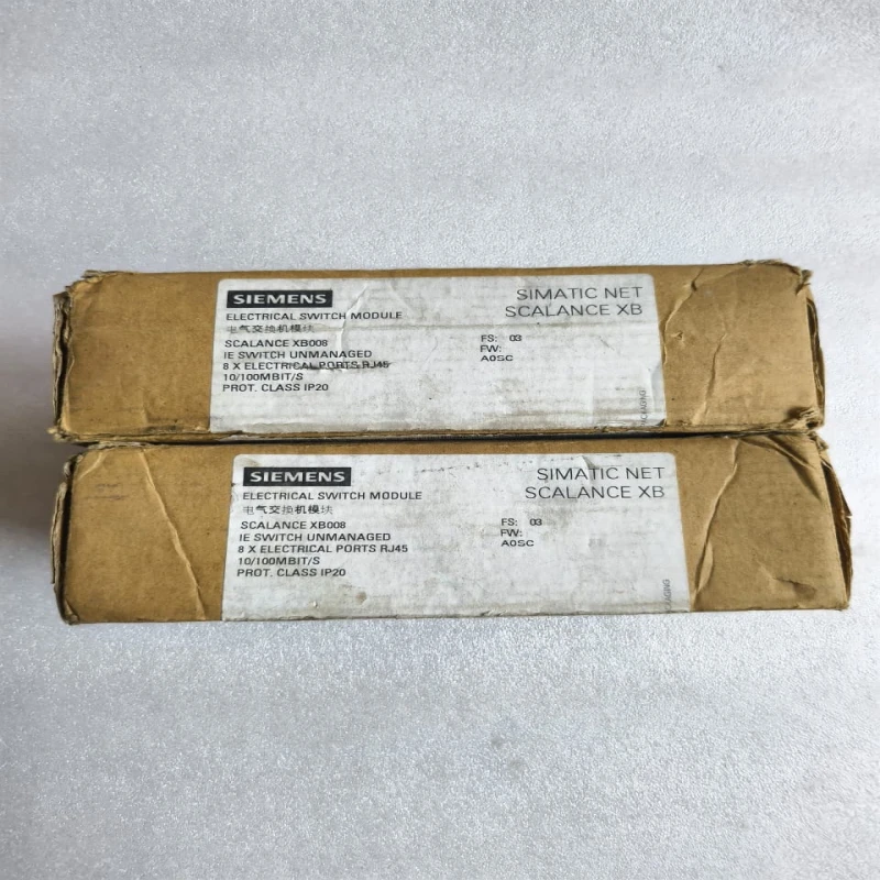 Siemens SCALANCE XB008 Industrial Ethernet Switch 8-Port RJ45 Unmanaged DIN Rail | 6GK5008-0BA00-1AB2 thumbnail 9