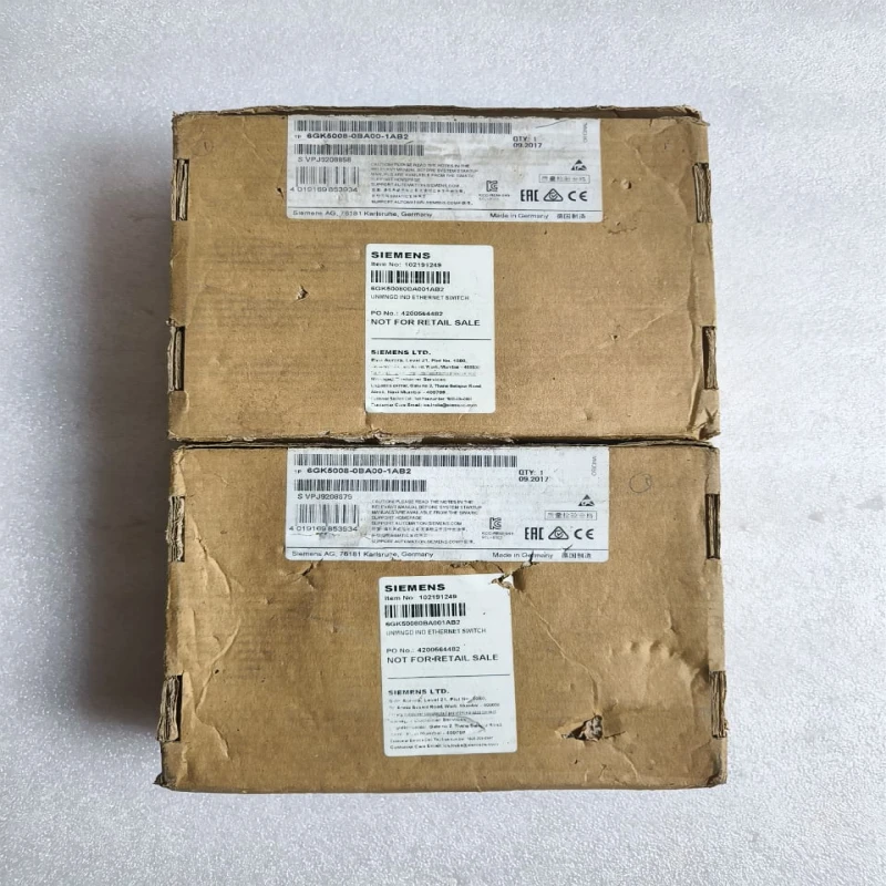 Siemens SCALANCE XB008 Industrial Ethernet Switch 8-Port RJ45 Unmanaged DIN Rail | 6GK5008-0BA00-1AB2 thumbnail 10