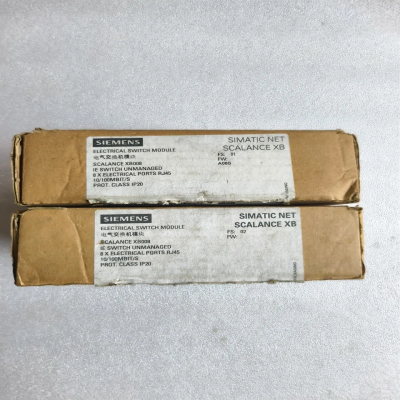 Siemens SCALANCE XB008 Unmanaged Industrial Ethernet Switch 8-Port RJ45 | 6GK5008-0BA10-1AB2 | DIN Rail Mount thumbnail 9