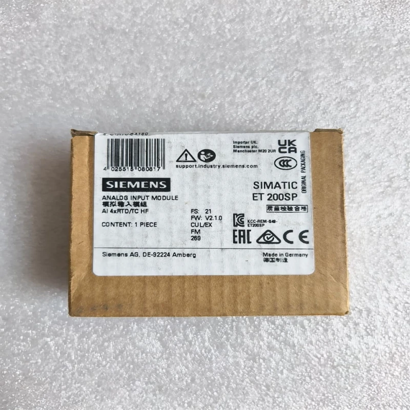 Siemens SIMATIC ET 200SP Analog Input Module 6ES7 134-6JD00-0CA1 – 8 Channel RTD/Resistance AI, High Accuracy, Hot-Swap, PROFINET Distributed I/O thumbnail 2