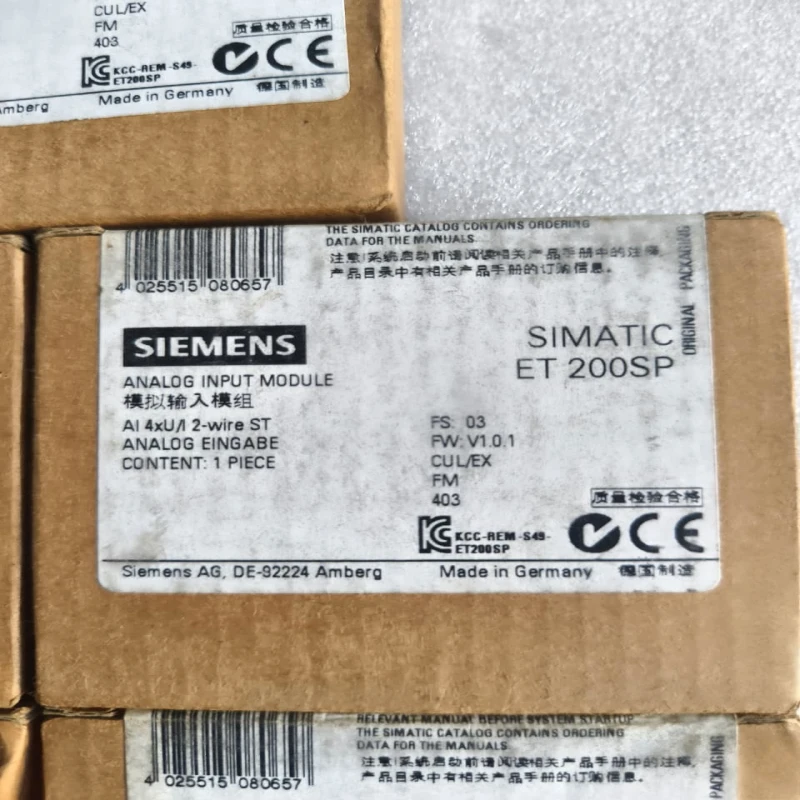 Siemens SIMATIC ET 200SP Analog Input Module, 8AI Voltage/Current, High-Resolution, 6ES7 134-6HD00-0BA1 thumbnail 8