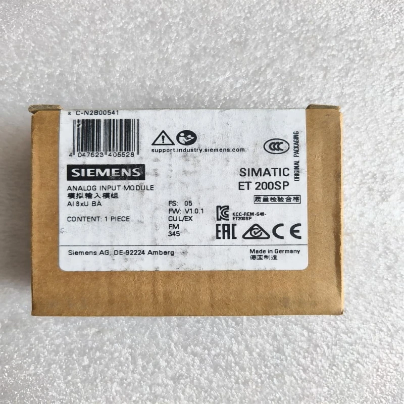 Siemens SIMATIC ET 200SP Analog Input Module AI 8x U/I High Feature – 6ES7 134-6FF00-0AA1 thumbnail 2