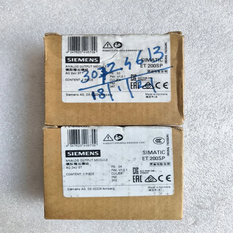 Siemens SIMATIC ET 200SP Analog Output Module 6ES7 135-6FB00-0BA1 – 4 AO Voltage/Current, High Accuracy, DIN Rail thumbnail 5