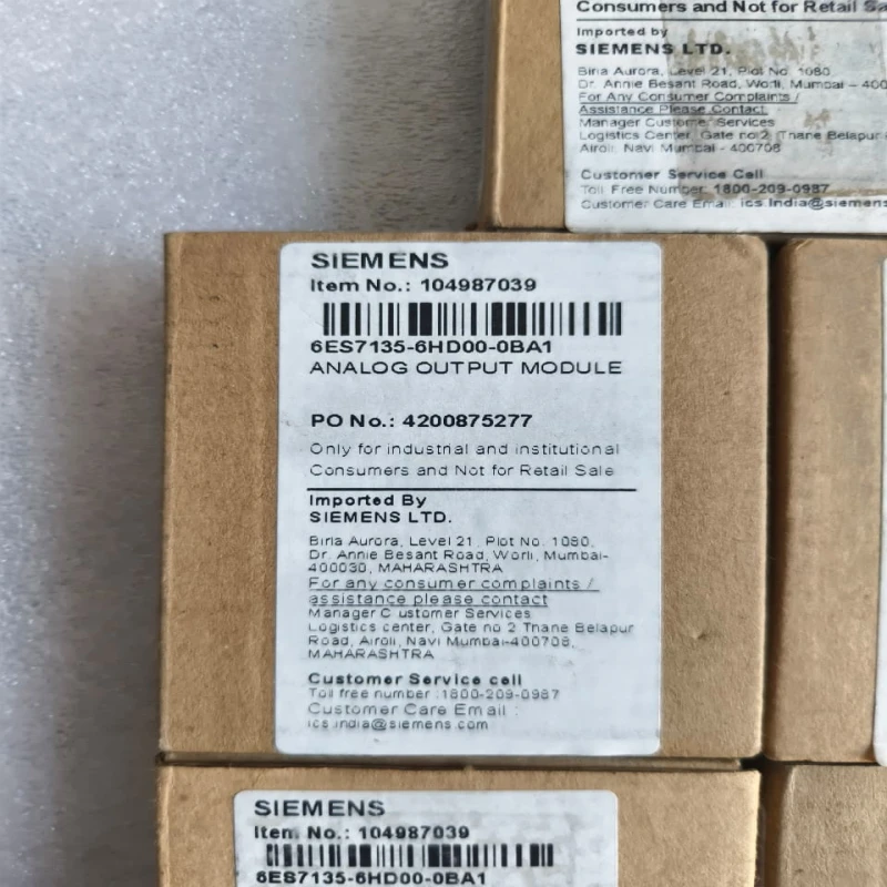 Siemens SIMATIC ET 200SP Analog Output Module AO 4x U/I High Feature – 6ES7135-6HD00-0BA1 thumbnail 8