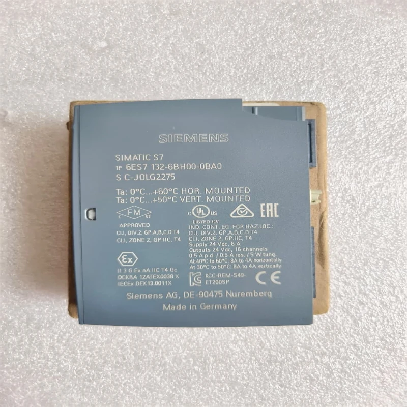 Siemens SIMATIC ET 200SP Digital Output Module 6ES7 132-6BH00-0BA0 – 16 DO, 24V DC, High-Density Transistor Outputs for Distributed I/O thumbnail 4