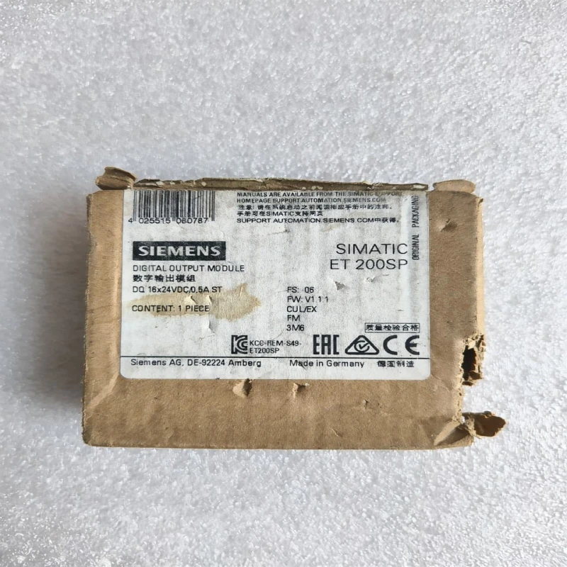 Siemens SIMATIC ET 200SP Digital Output Module 6ES7 132-6BH00-0BA0 – 16 DO, 24V DC, High-Density Transistor Outputs for Distributed I/O thumbnail 5