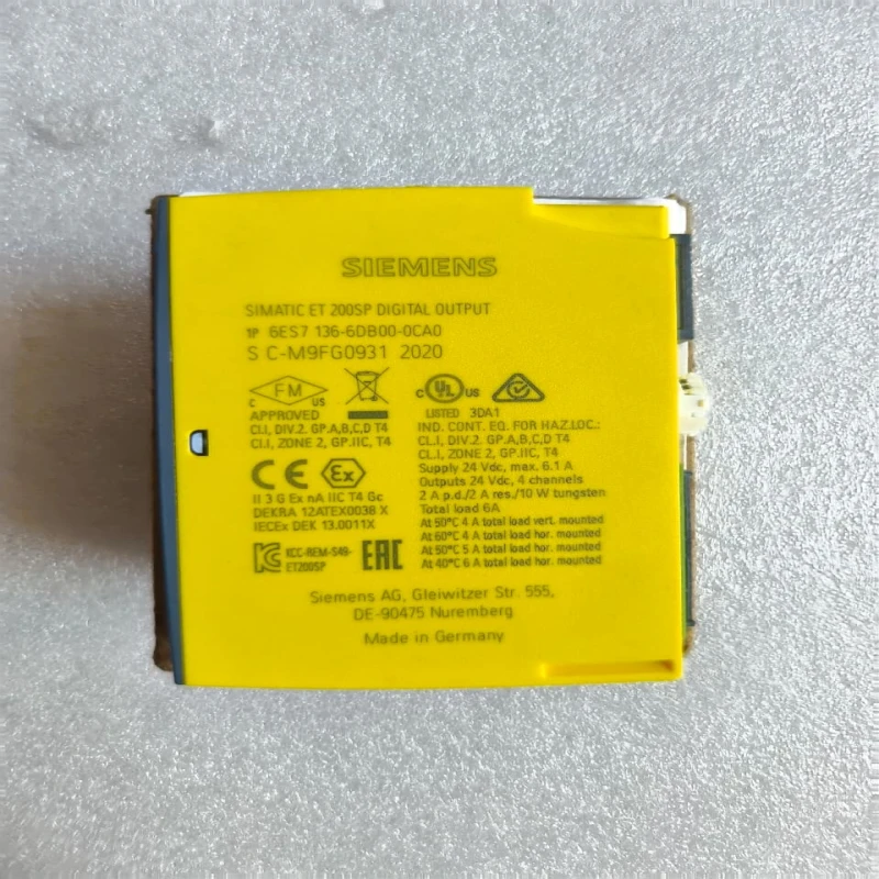 Siemens SIMATIC ET 200SP Digital Output Module 6ES7 136-6DB00-0CA0 – 16 DO, 24V DC, High-Speed Transistor Outputs, DIN Rail, TIA Portal thumbnail 5