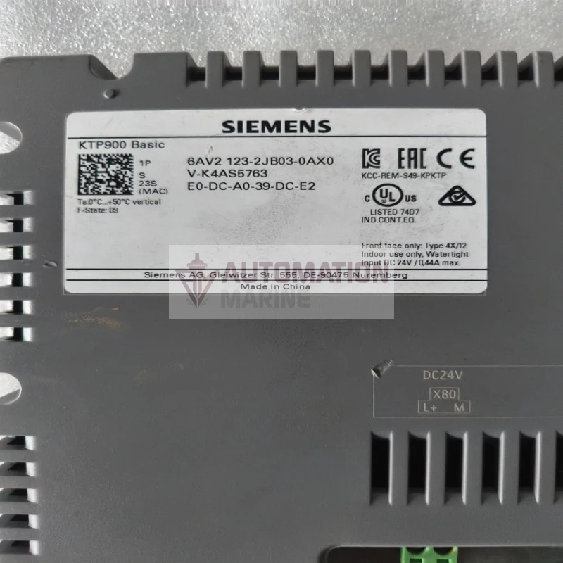 Siemens SIMATIC HMI KTP900 Basic Panel (6AV2123-2JB03-0AX0) | 9 TFT Widescreen Touch And Key Display with PROFINET thumbnail 8