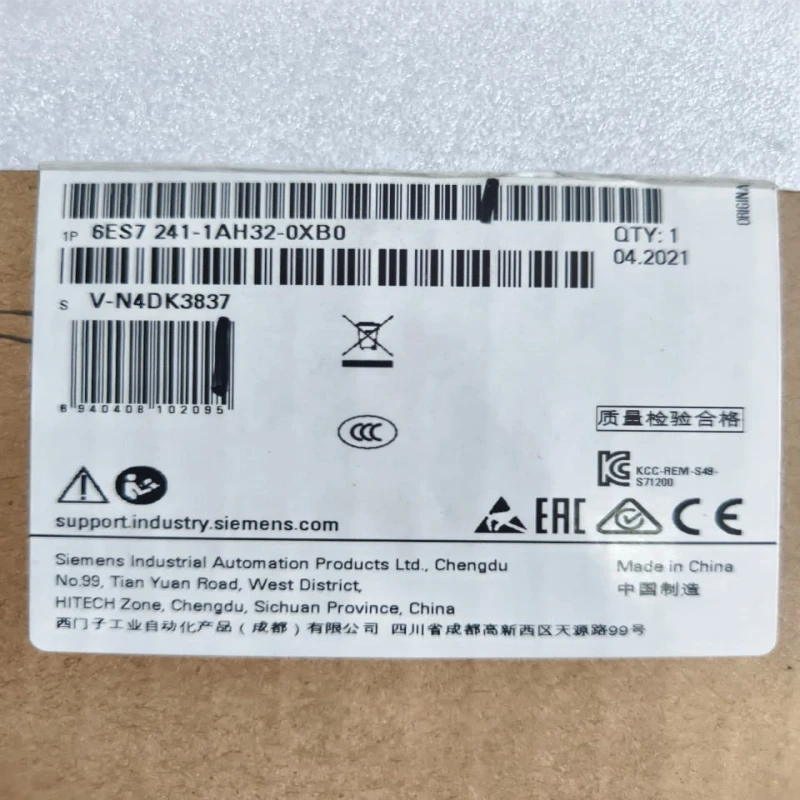 Siemens SIMATIC S7-1200 CM 1241 RS232 Communication Module 6ES7 241-1AH32-0XB0 | Serial RS232 | Modbus RTU | DIN Rail thumbnail 6