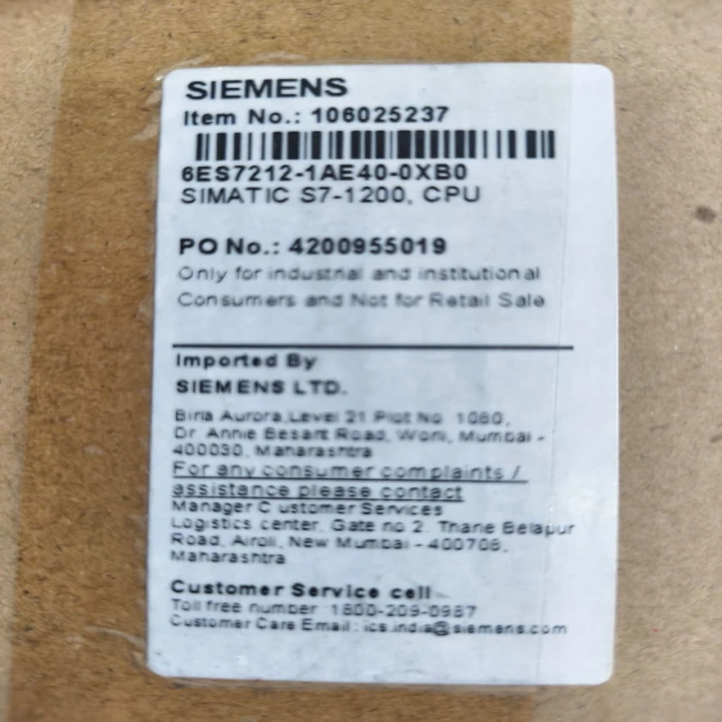 Siemens SIMATIC S7-1200 CPU 1212C DC/DC/DC PLC – 6ES7 212-1AE40-0XB0 | Compact Controller with PROFINET thumbnail 5