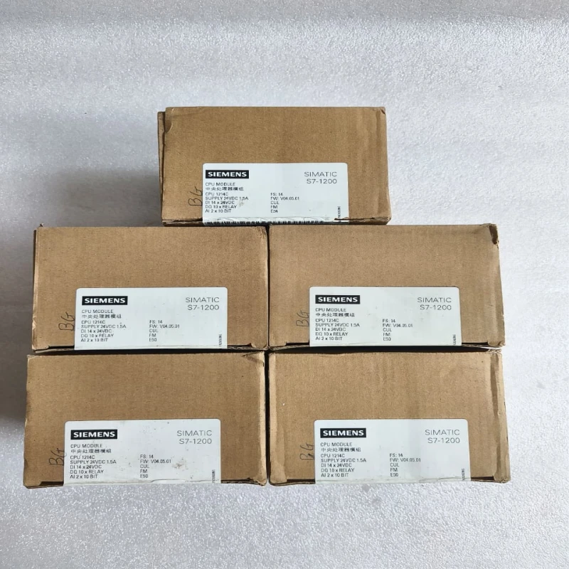 SIEMENS SIMATIC S7-1200 CPU 1214C (6ES7214-1HG40-0XB0) – Compact PLC with DC/DC/Relay Onboard I/O thumbnail 2