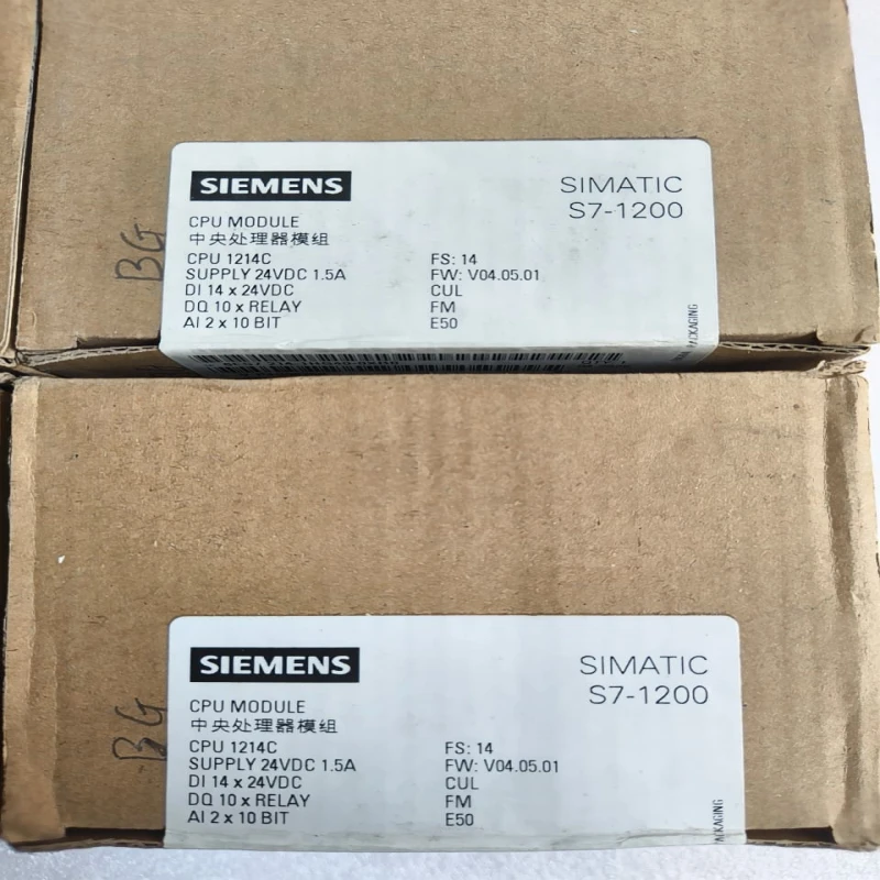 SIEMENS SIMATIC S7-1200 CPU 1214C (6ES7214-1HG40-0XB0) – Compact PLC with DC/DC/Relay Onboard I/O thumbnail 4