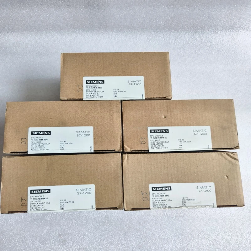 Siemens SIMATIC S7-1200 CPU 1215C DC/DC/Relay PLC (6ES7215-1HG40-0XB0) – 14 DI, 10 Relay DO, 2 AI, 2 AO, PROFINET thumbnail 2