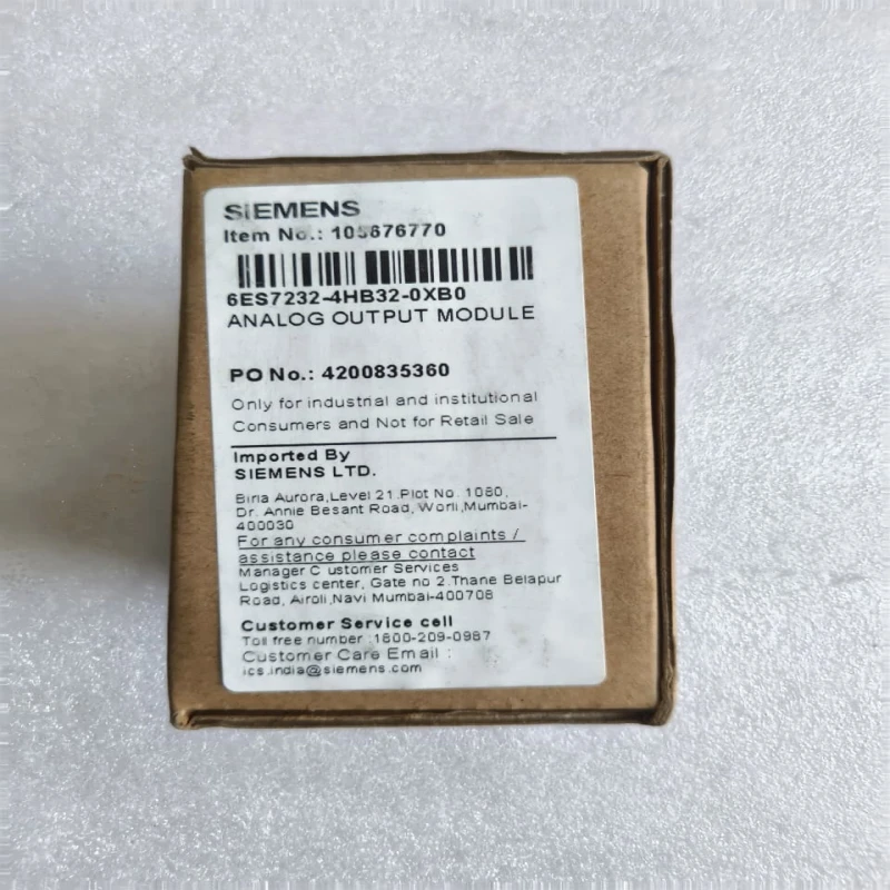 Siemens SIMATIC S7-1200 SM 1232 AQ Analog Output Module 4 AO (Voltage/Current) – 6ES7 232-4HB32-0XB0 thumbnail 5