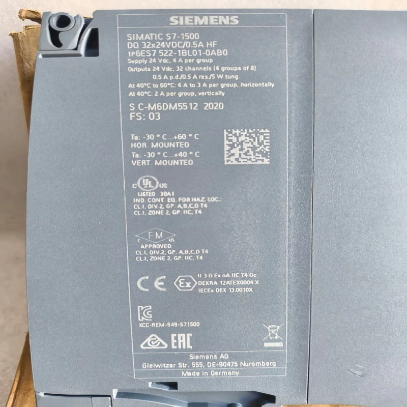 Siemens SIMATIC S7-1500 Digital Output Module 6ES7522-1BL01-0AB0 | 32-Channel 24V DC DO PLC Expansion Module thumbnail 6