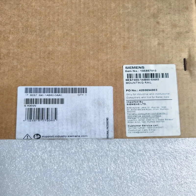 Siemens SIMATIC S7-1500 Sectional Rail 160 mm Base Mounting Rail – 6ES7590-1AB60-0AA0 thumbnail 4