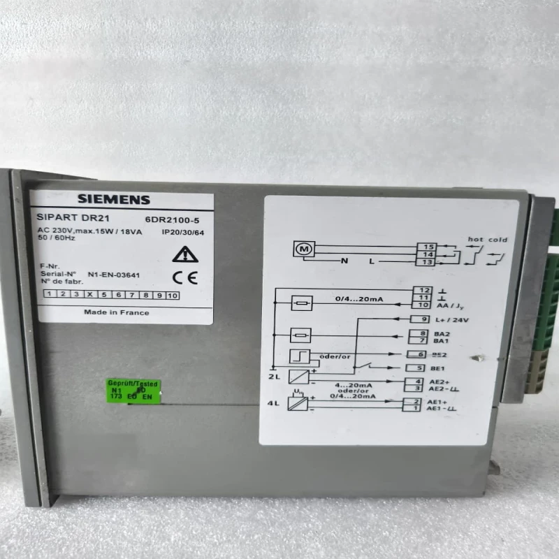Siemens SIPART DR21 6DR2100-5 Universal PID Process Controller | Industrial Temperature &amp;amp; Process Control Module | 230V AC thumbnail 7