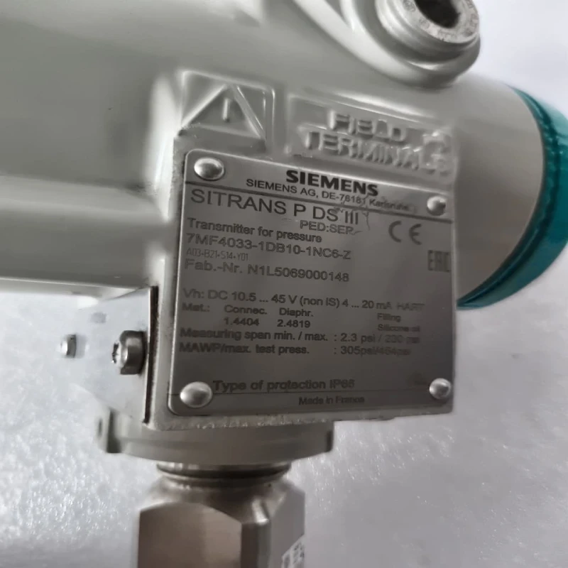 Siemens SITRANS P DS III Pressure Transmitter 7MF4033-1DB10-1NC6-Z | Smart 4-20mA HART Industrial Pressure Transmitter | IP65 Process Pressure Sensor thumbnail 5