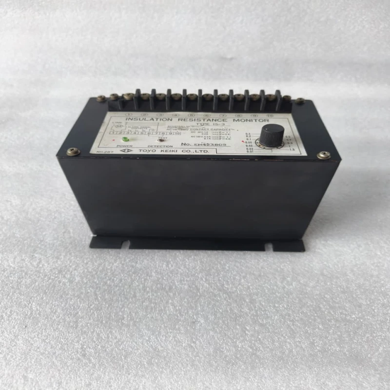 Toyo Keiki IS-3 Insulation Resistance Monitor | Industrial Ground Fault Monitoring Relay | Adjustable 0.01–1.5 MΩ | AC 115V thumbnail 6