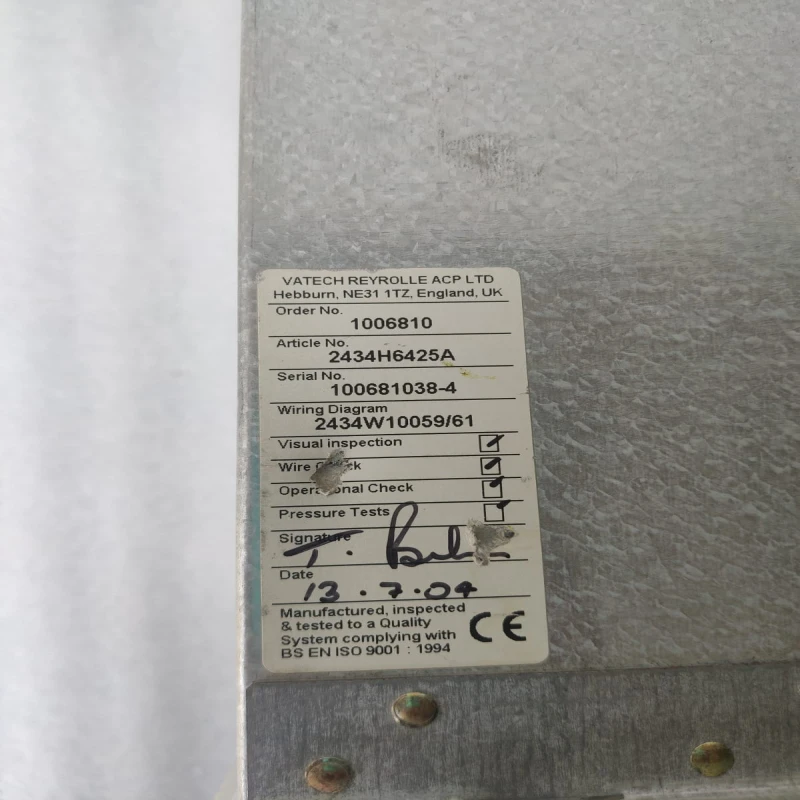 Vatech Reyrolle Argus 1 Overcurrent Protection Relay 2434H6425A thumbnail 9