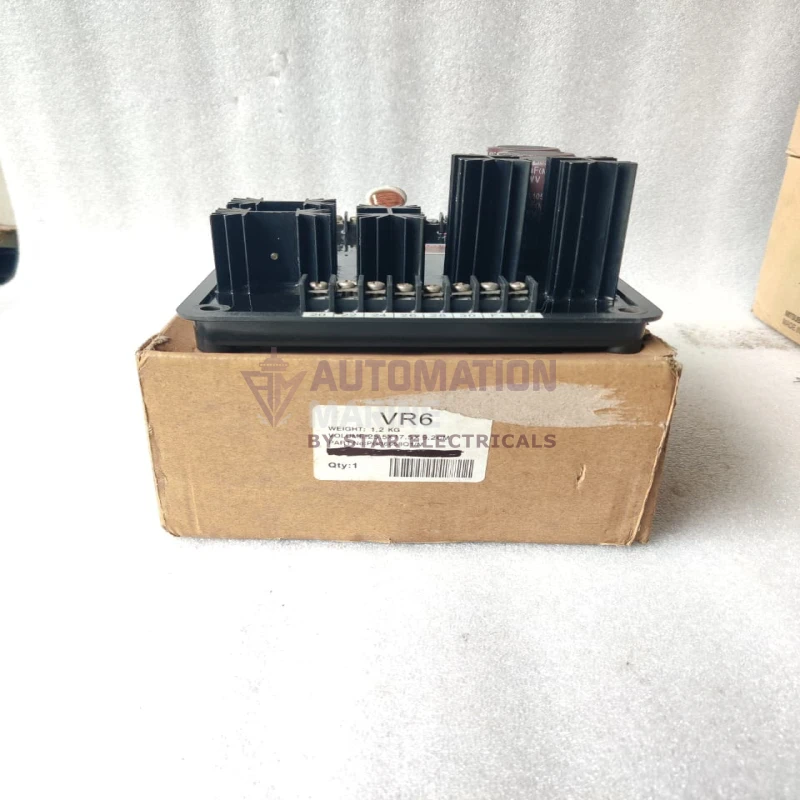 VR6 202-8634 Automatic Voltage Regulator (AVR) – 65 VDC 12A, 180–280 VAC, 1/3 Phase Generator Voltage Regulator thumbnail 2