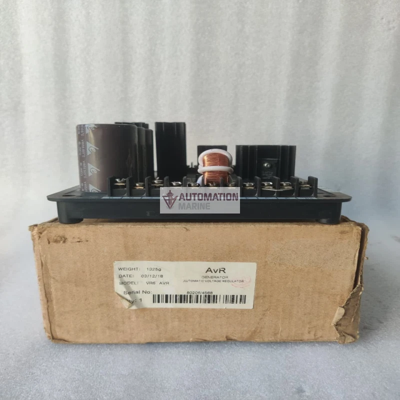 VR6 Automatic Voltage Regulator (AVR) – 65 VDC 12A Output, Shunt And PMG Excited, 1/3 Phase Generator AVR 2018035 thumbnail 3