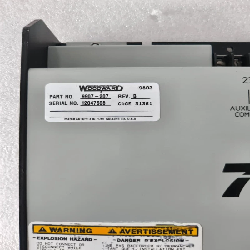 Woodward 721 Digital Control 9907-207 Rev. B | Control Assembly 8237-736 Rev. F | Industrial Engine And Generator Governor Controller thumbnail 6