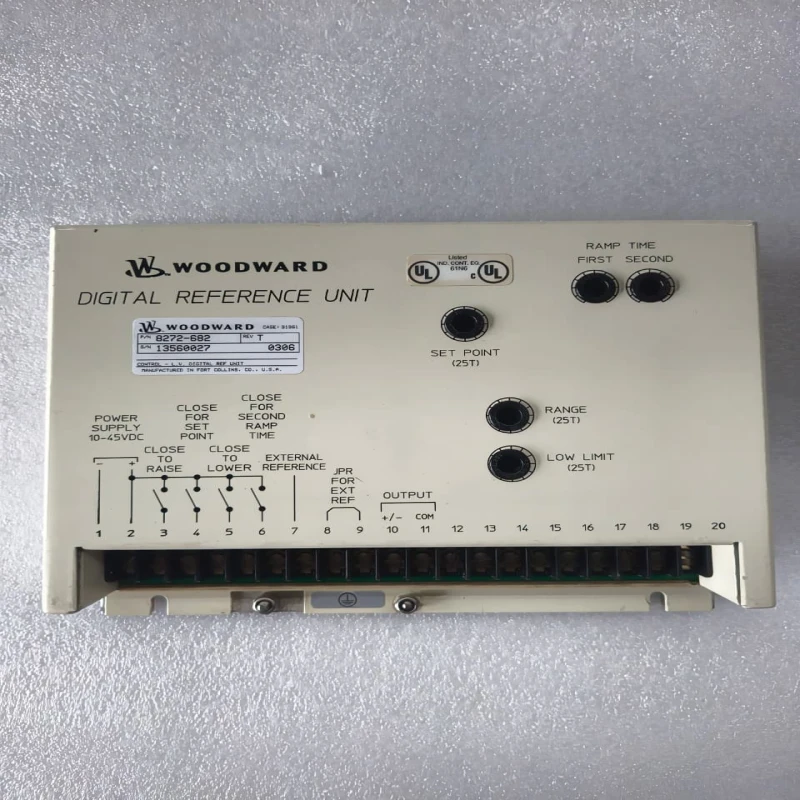 Woodward 8272-682 Digital Reference Unit | Generator Speed And Load Control Module | Industrial Engine Control System thumbnail 7