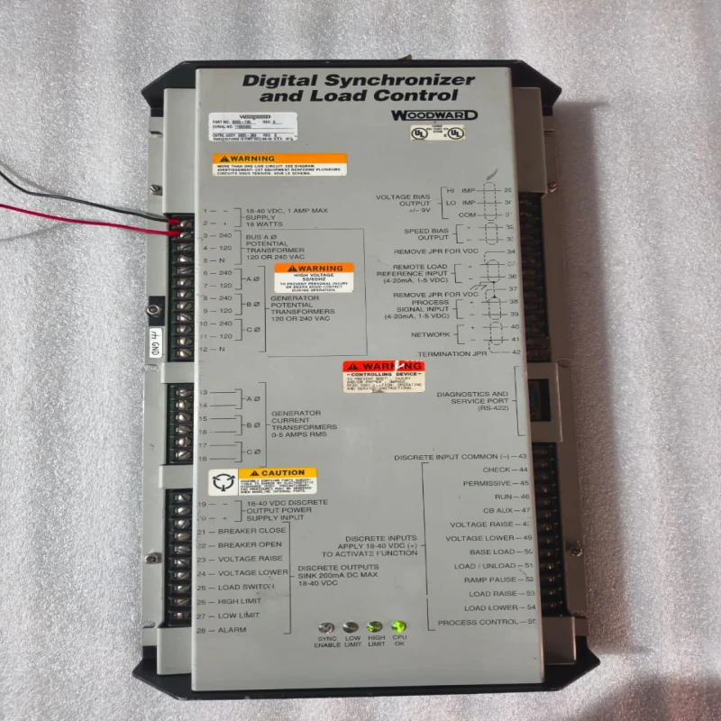 Woodward 9905-795 Digital Synchronizer and Load Control Module | Generator Synchronizing Controller | 18-40 VDC Industrial Load Sharing Controller thumbnail 5
