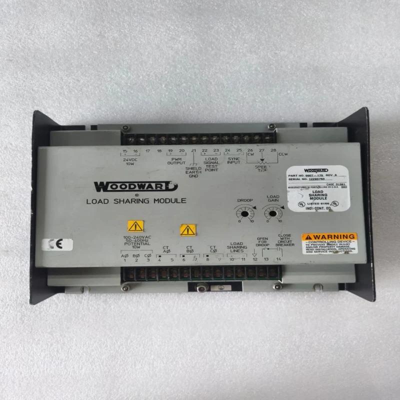 Woodward 9907-175 Load Sharing Module | Generator Load Sharing Controller | Genset Synchronizing And Load Distribution Module thumbnail 6