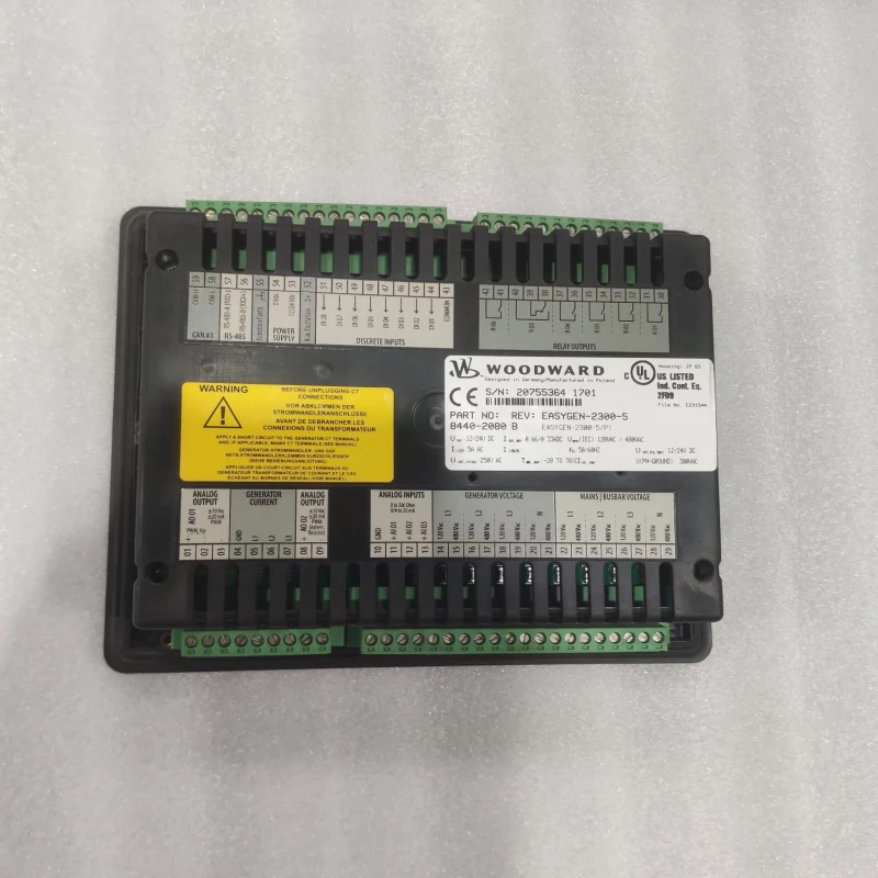 Woodward easYgen-2300-5 Genset Controller 8440-2080 | Advanced Automatic Generator Control &amp;amp;amp; Protection Module thumbnail 2