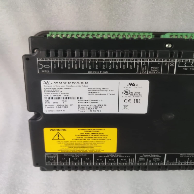 Woodward easYgen-3000XT HMI Colour Display 8440-2082 | Advanced Genset Synchronizing &amp; Load Sharing Controller thumbnail 5