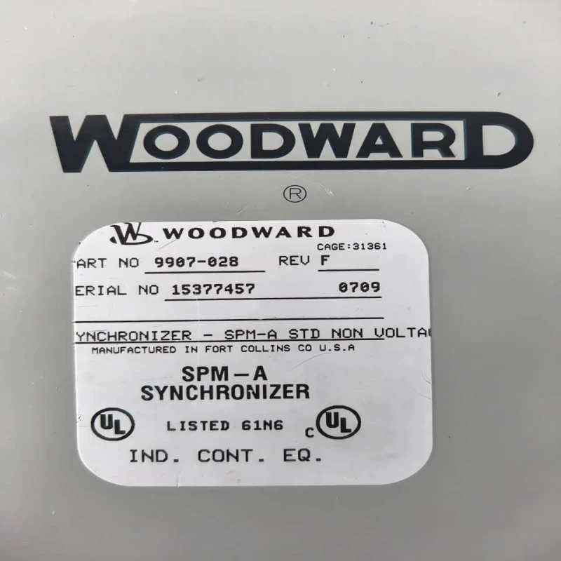 Woodward SPM-A Synchronizer 9907-028 Generator Synchronizer Module | Automatic Generator Synchronizing Controller | Industrial Power System Control thumbnail 6