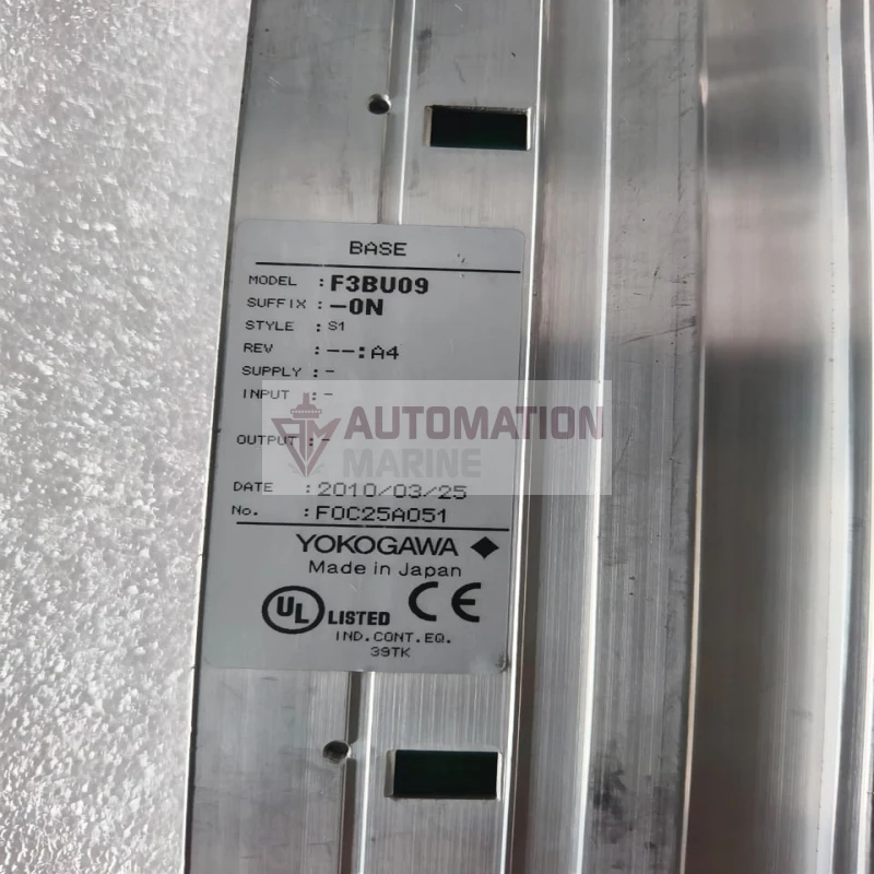 Yokogawa F3BU09-0N 9-Slot Base Module | FA-M3 PLC CPU I/O Backplane | Made in Japan thumbnail 5
