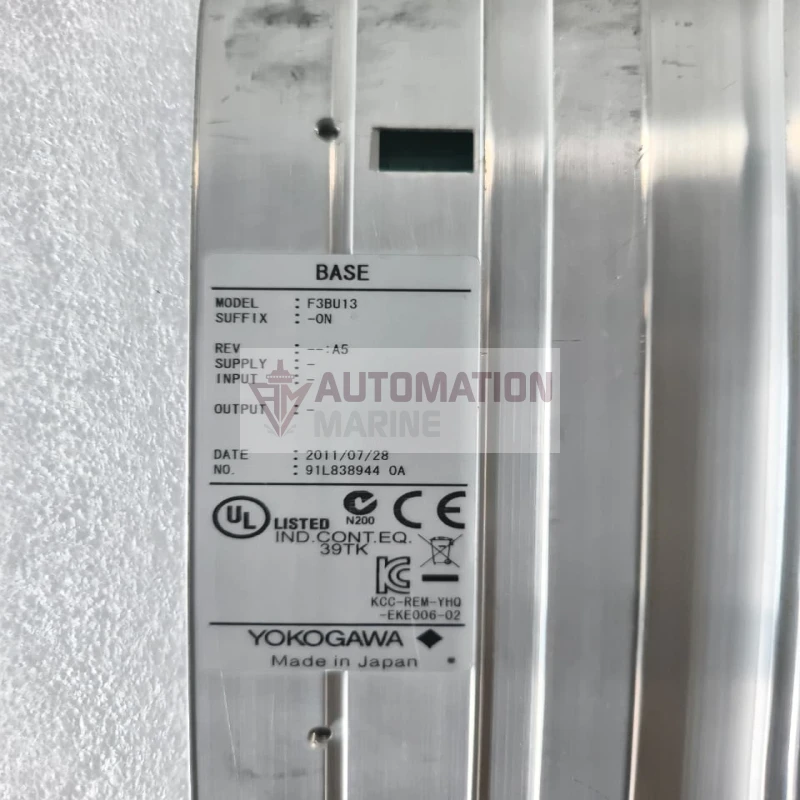 Yokogawa F3BU13-0N FA-M3 PLC 13-Slot Base Module | CPU I/O Module Rack thumbnail 5