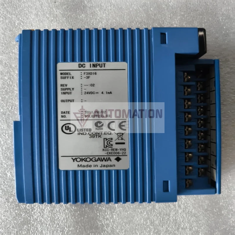 Yokogawa F3XD16-3F FA-M3 Series 16-Point 24V DC Digital Input Module | PLC DI Module thumbnail 3