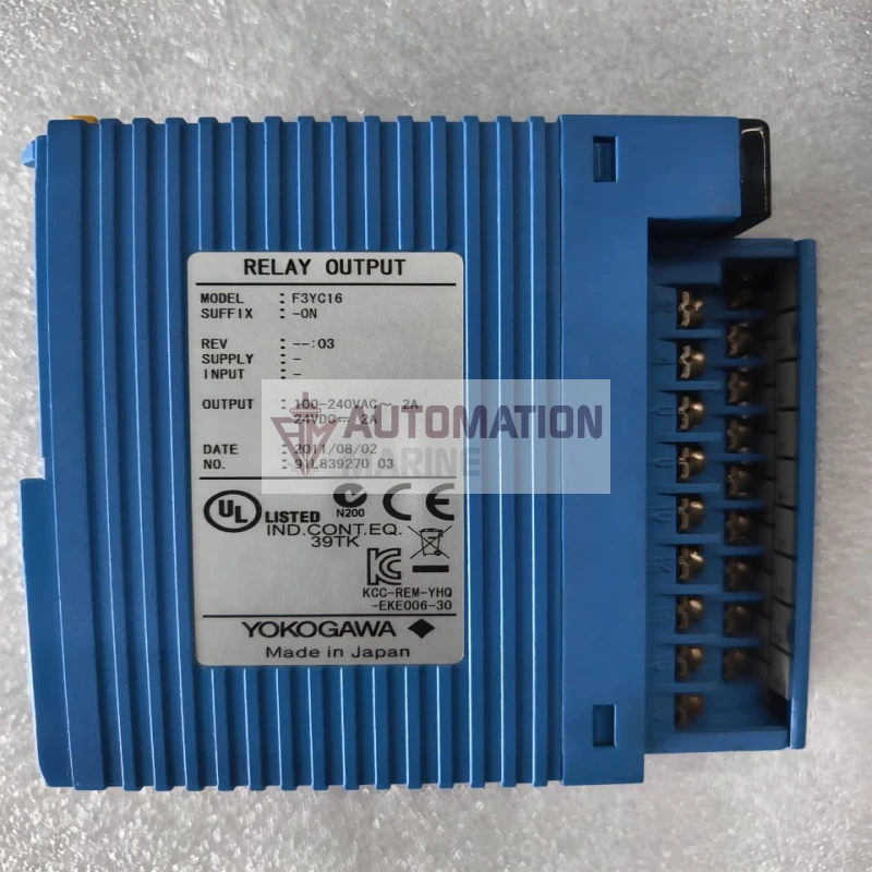 Yokogawa F3YC16-0N FA-M3 Relay Output Module – 16-Point Digital Relay Output, 24VDC / 100-240VAC, 2A thumbnail 3